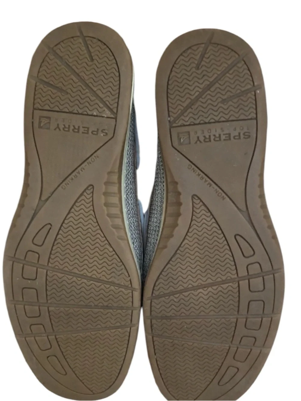 Sperry Top-Sider Leather Boat Shoes Tan Woven Loafers Women’s 7.5